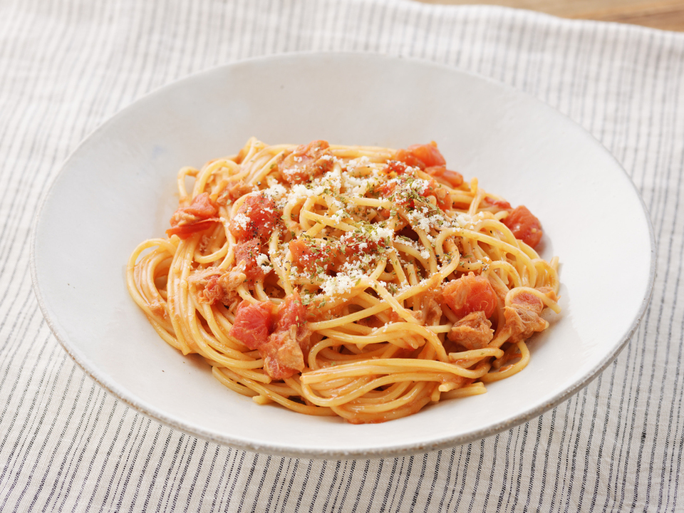 フライパン１枚でできるワンポットパスタ