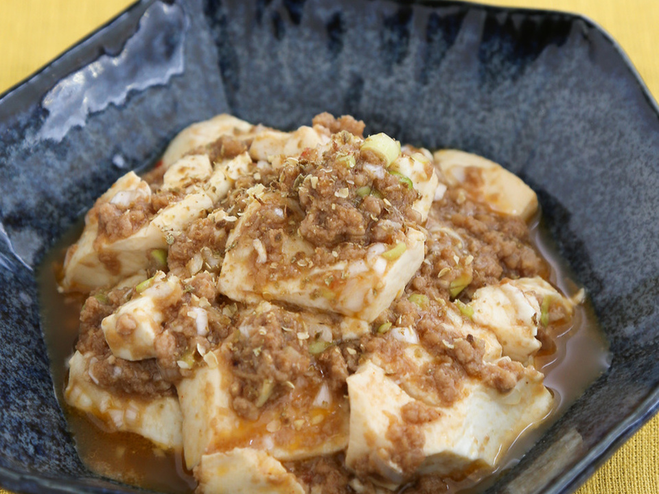 電子レンジで 麻婆豆腐