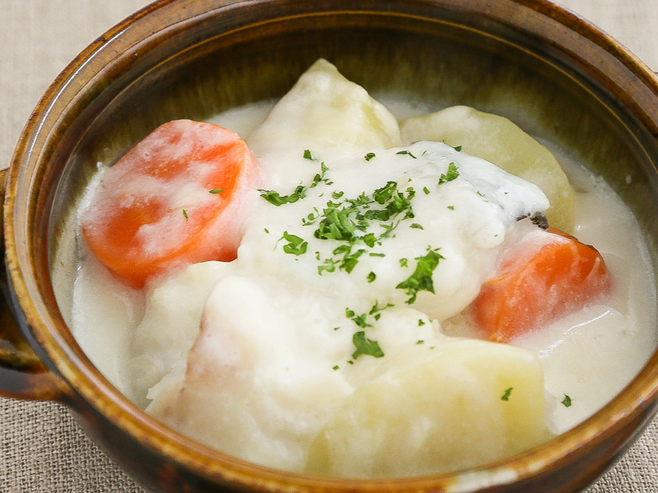 たらのチーズクリーム煮