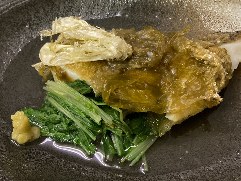 白身魚の松前蒸し