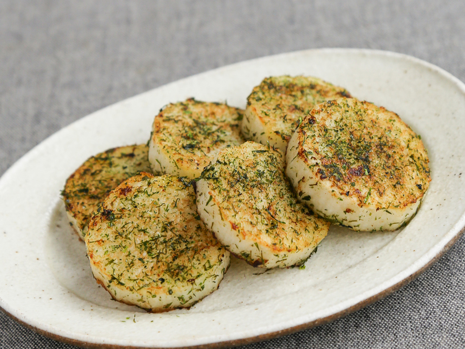 長いもの青海苔バター焼き