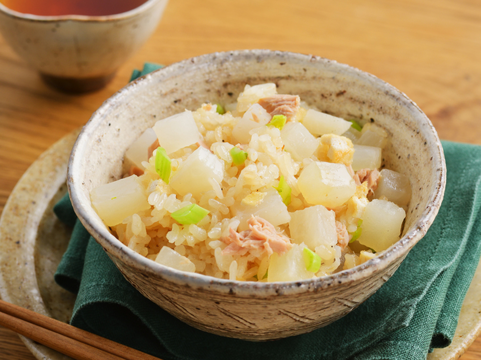 大根のしょうけ飯