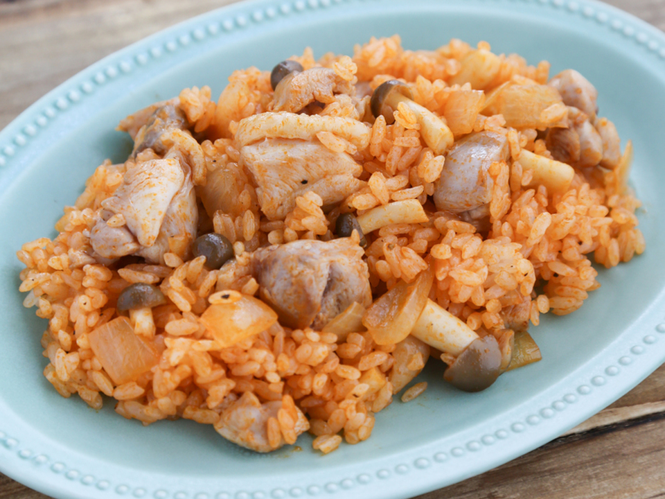 塩分控えめ　チキンライス