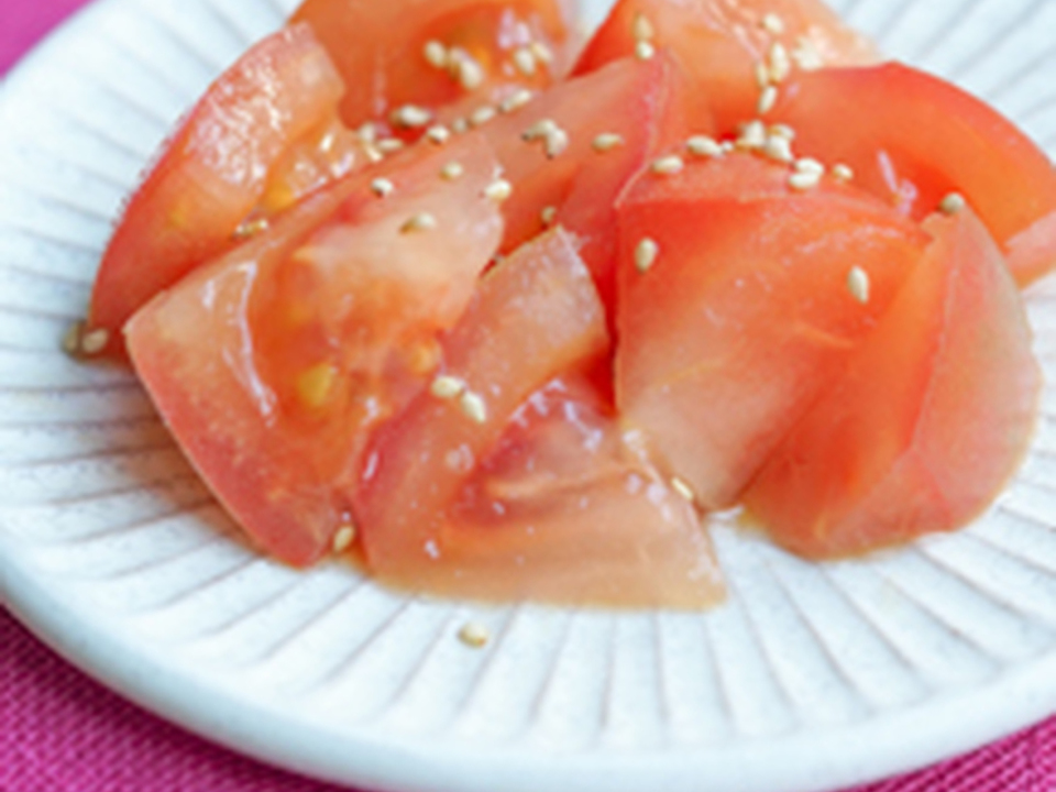 トマトの甘酢あえ