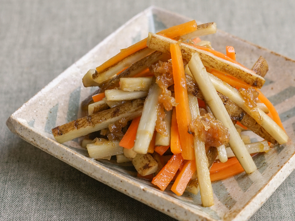 ごぼうとにんじんの南蛮漬け