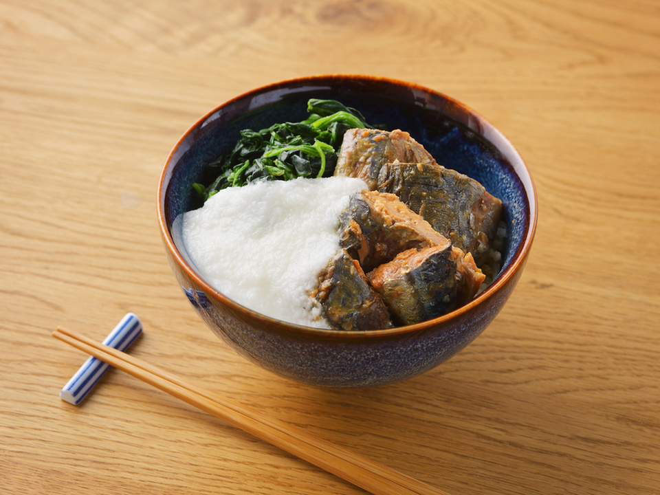 さばとろろ丼