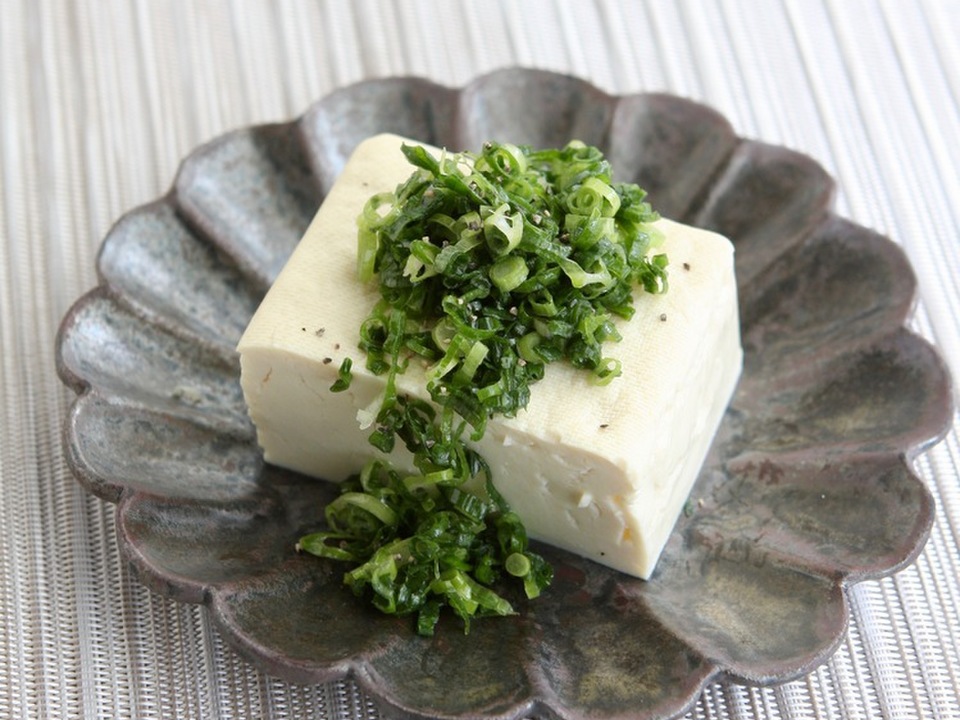 ねぎ塩豆腐