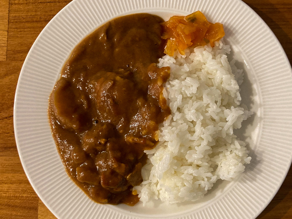 ルウ控えめのカレー