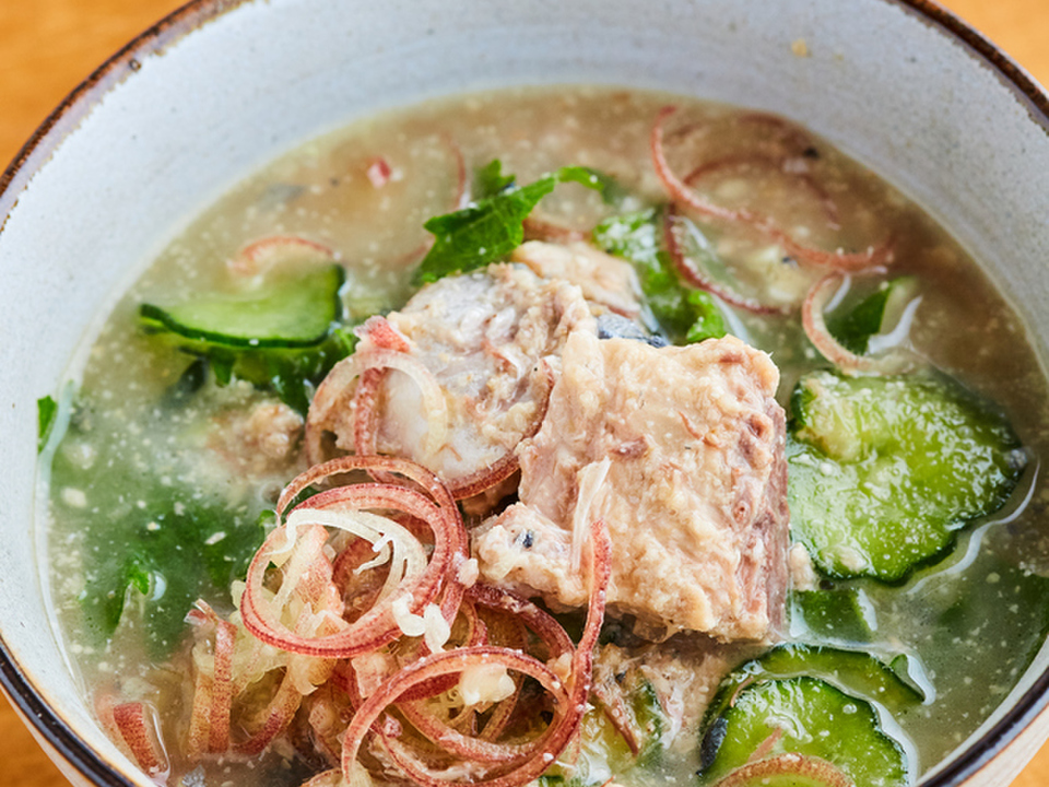 さば缶で簡単冷汁