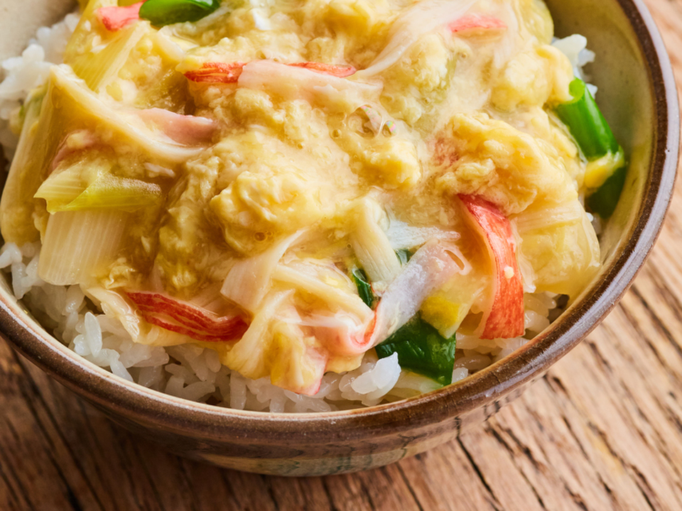 ふわふわ卵の中華あんかけ丼