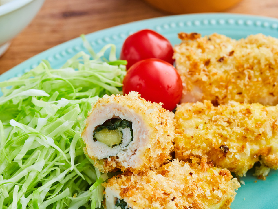 揚げない 青じそとチーズのチキンカツ