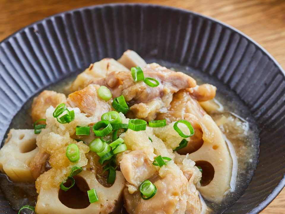 鶏肉とれんこんのおろし煮