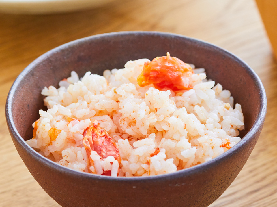 まるごとトマトの炊き込みご飯
