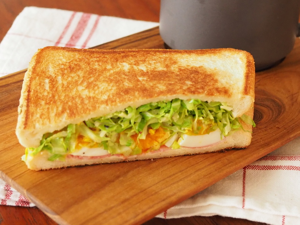 フライパンで作る ホットサンド