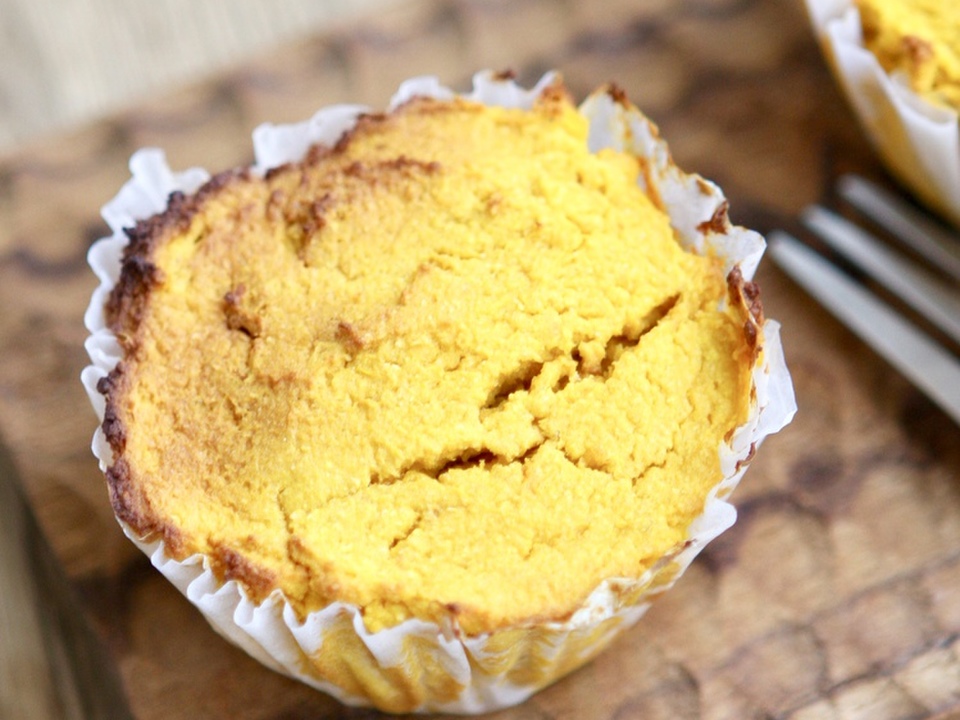 ノンオイル かぼちゃとおからのケーキ