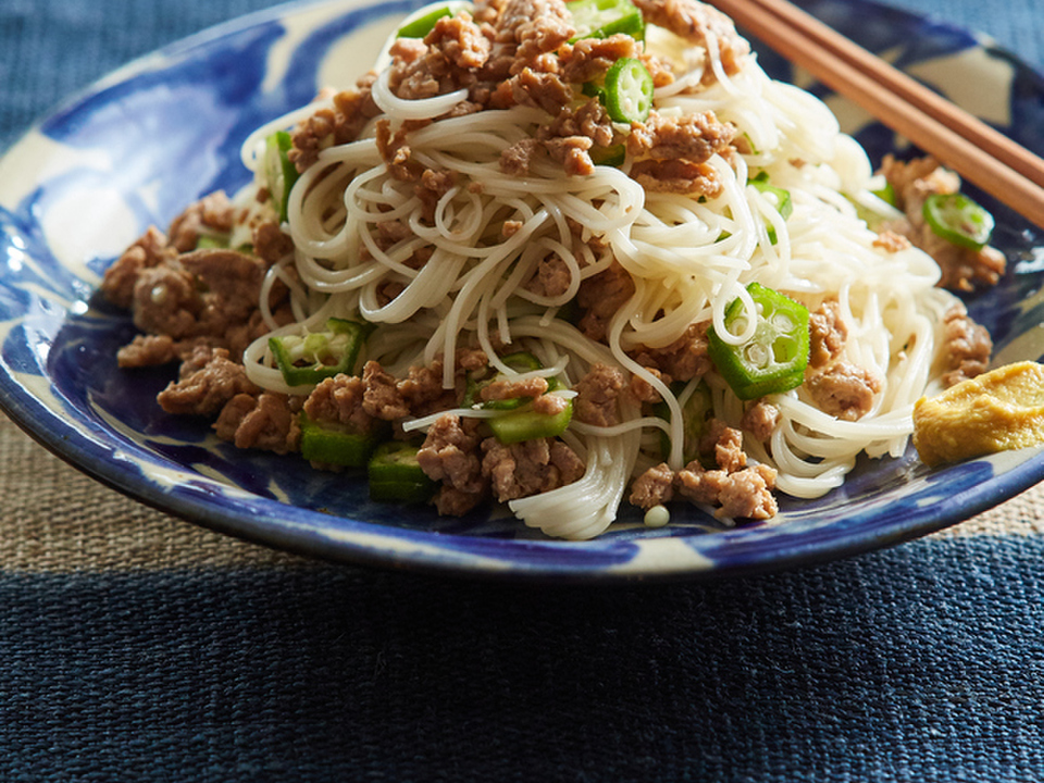 冷やしそうめんチャンプルー