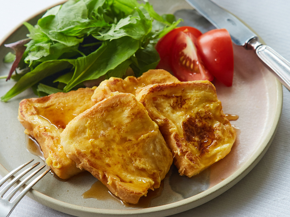 朝食に ミルクフレンチトースト