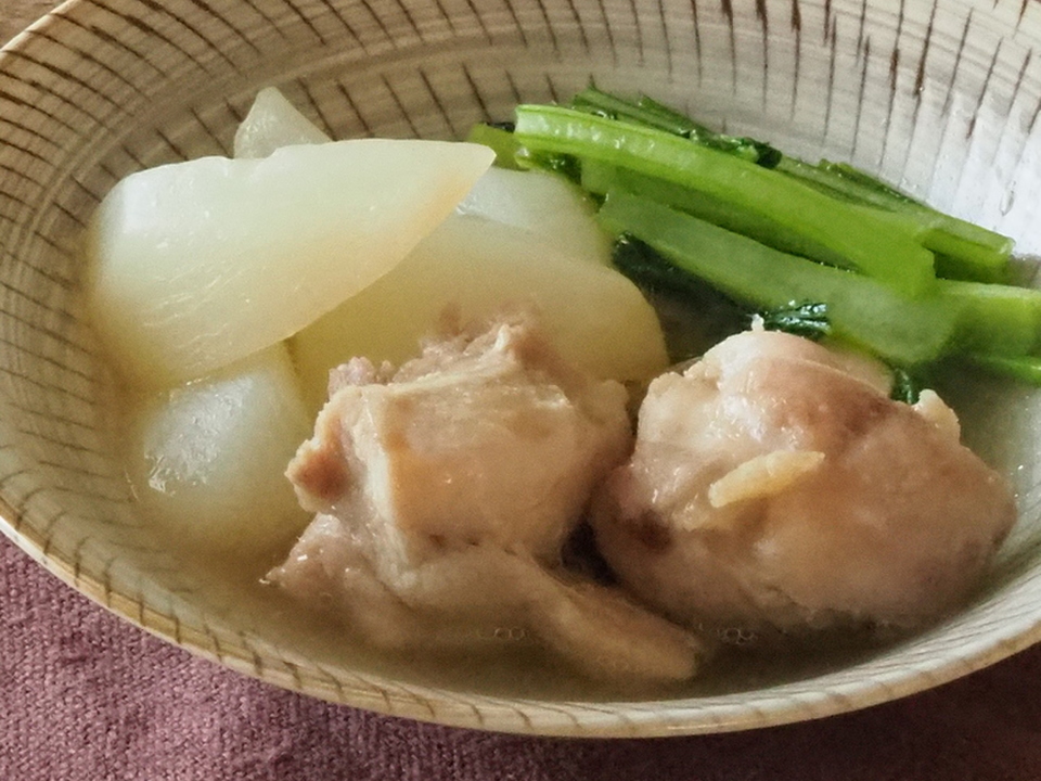 鶏もも肉とかぶの煮もの