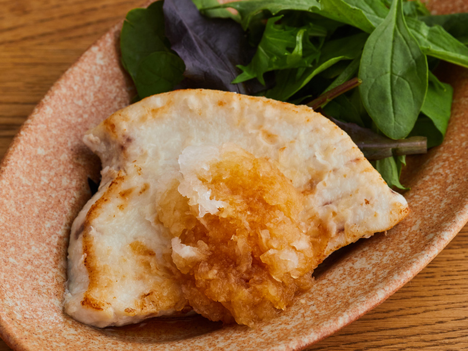 かじきのソテー 和風おろしソースがけ