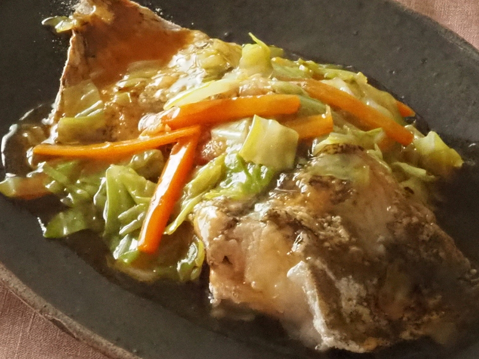 かれいの野菜あんかけ