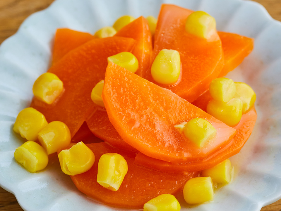 ほぼ塩０ にんじんとコーンのグラッセ