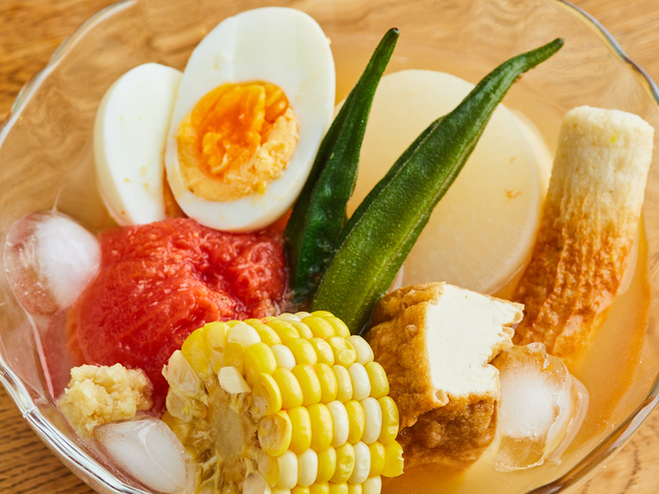 夏野菜たっぷり冷やしおでん