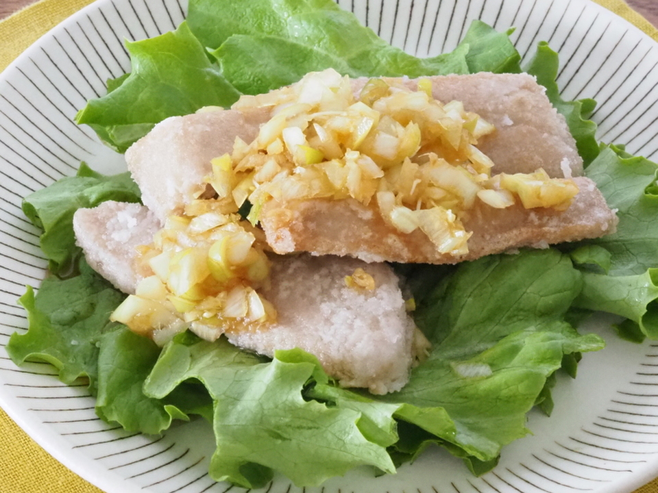 まぐろの油淋鶏風