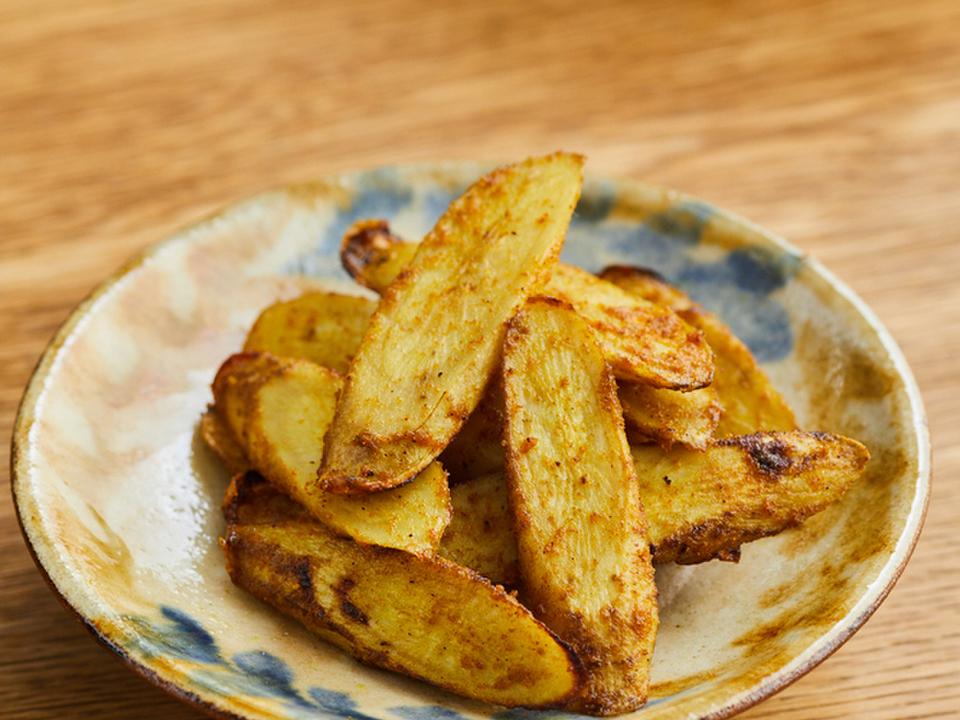 焼きごぼうのカレーマヨ