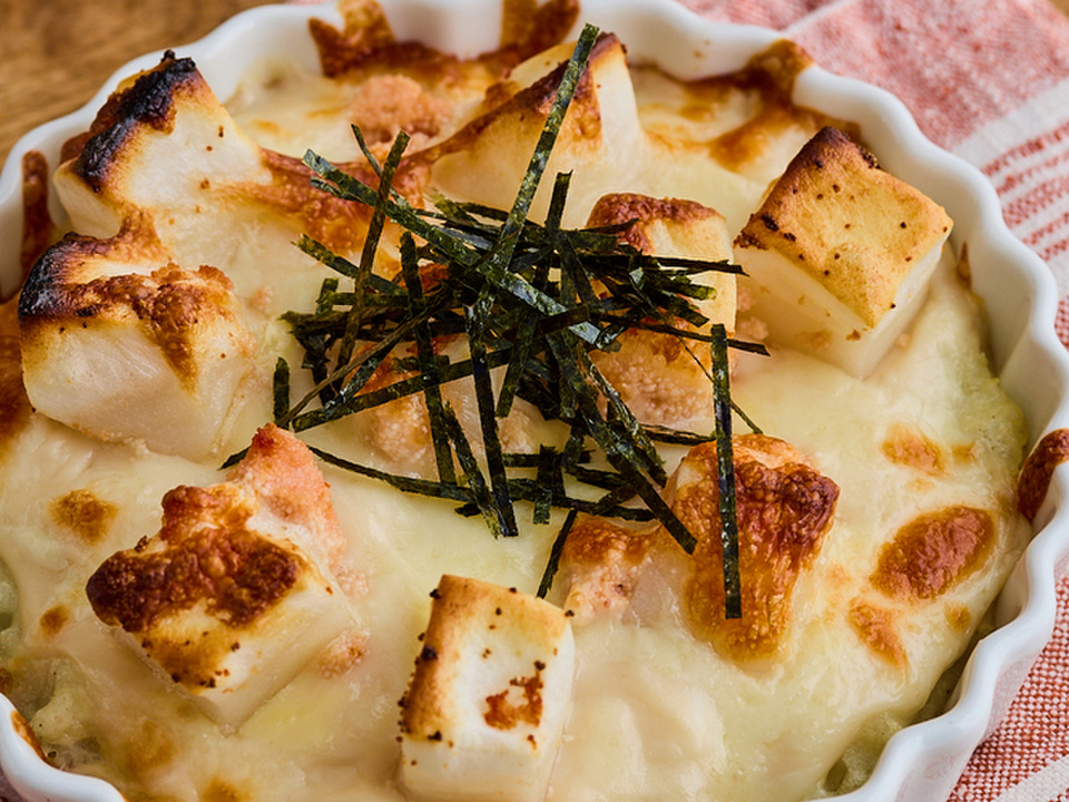 もち明太チーズグラタン