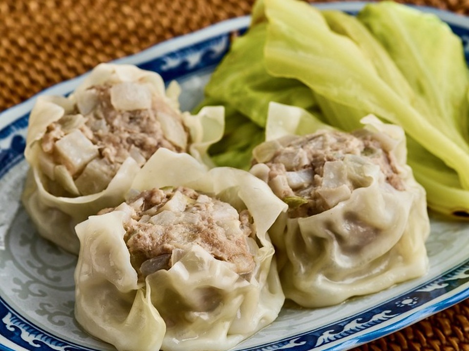 フライパンでれんこんシュウマイ