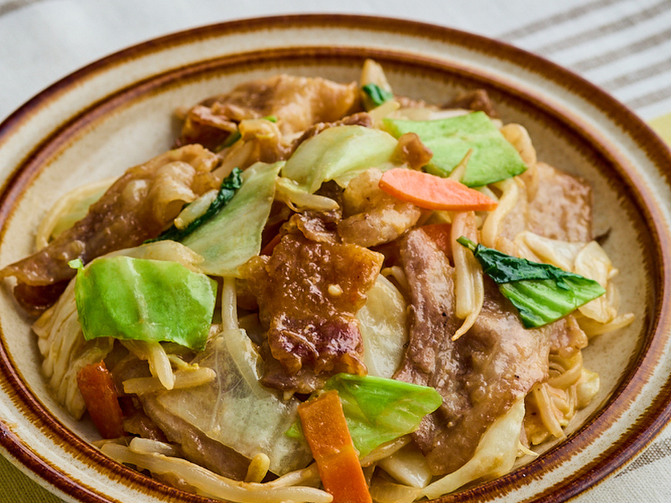 豚肉と野菜のこくうま炒め