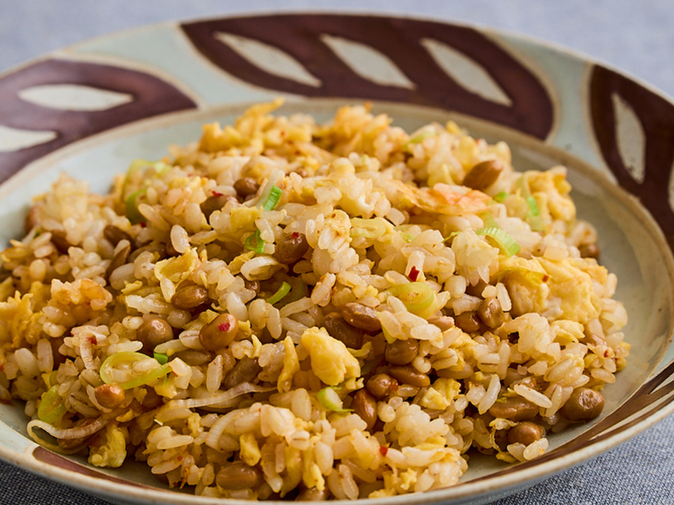 納豆キムチ炒飯