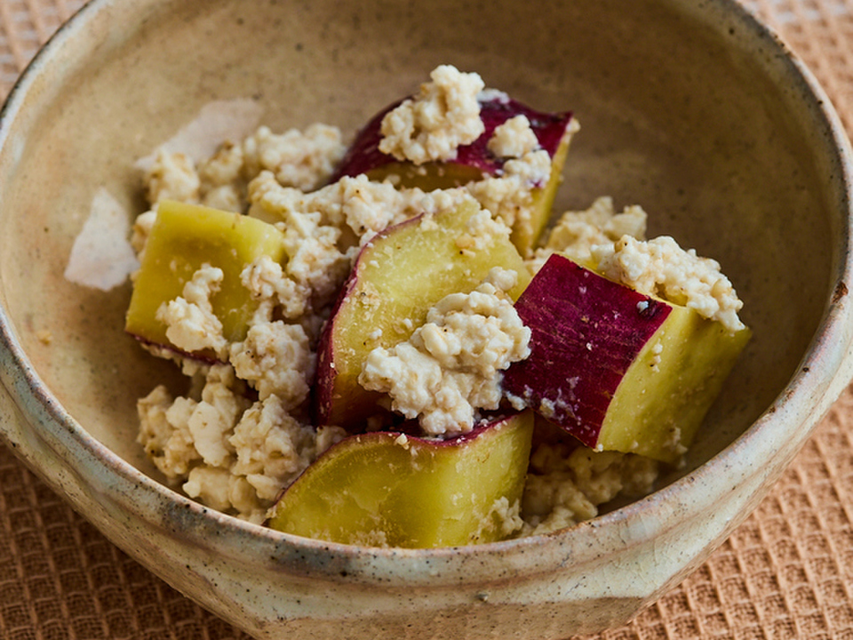 さつまいもの白あえ