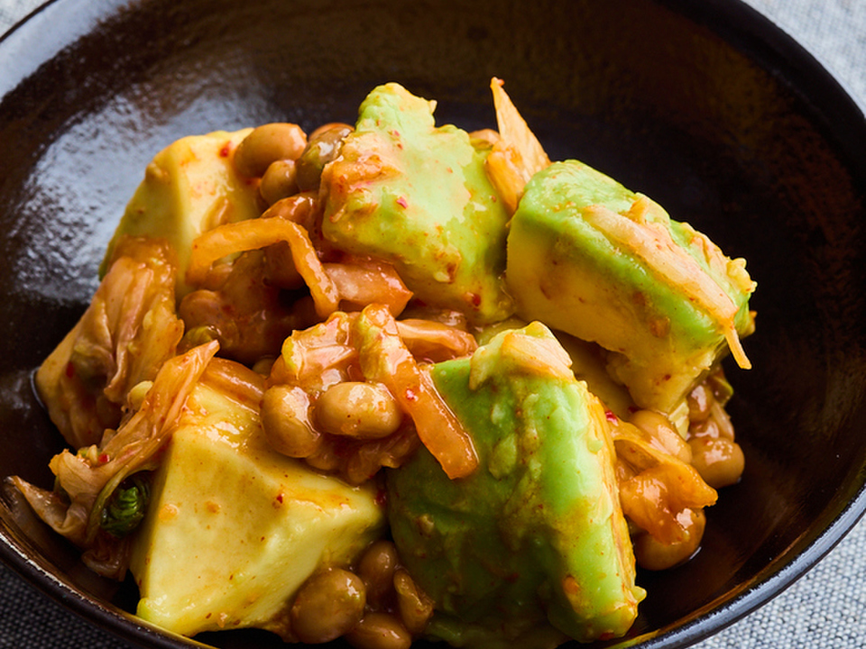 アボカド納豆キムチ