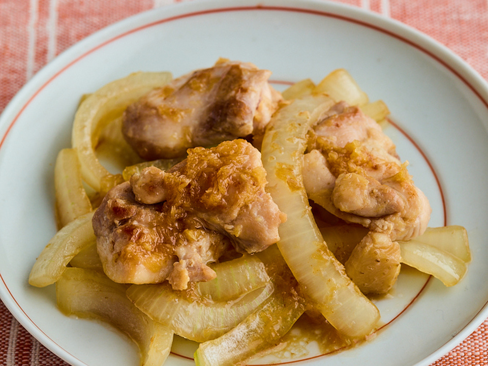 鶏もも肉のしょうが焼き