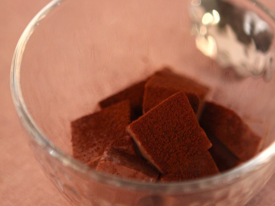 ココアでチョコ風寒天