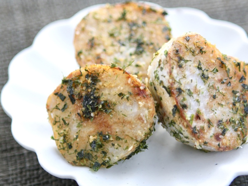 里芋の青のりチーズ焼き