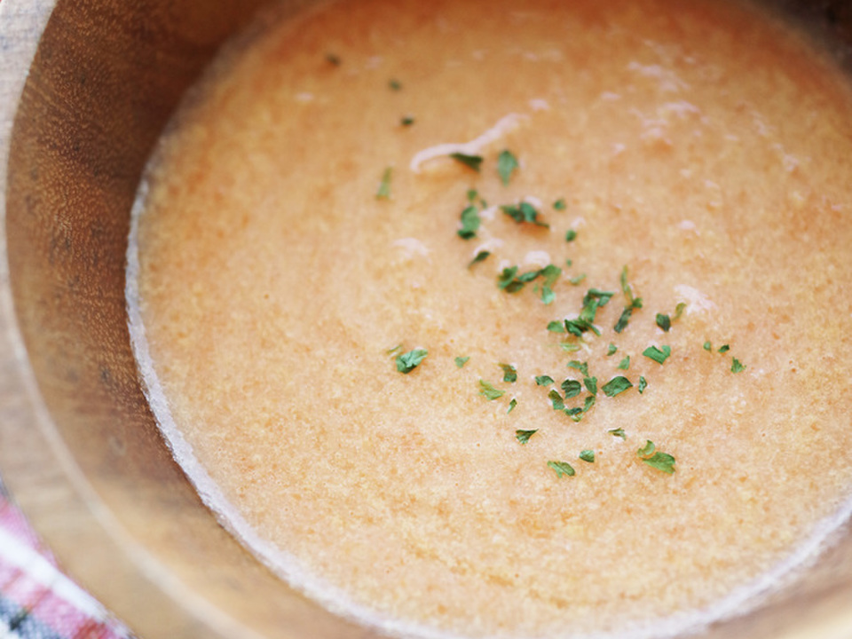 にんじんの豆乳ポタージュ