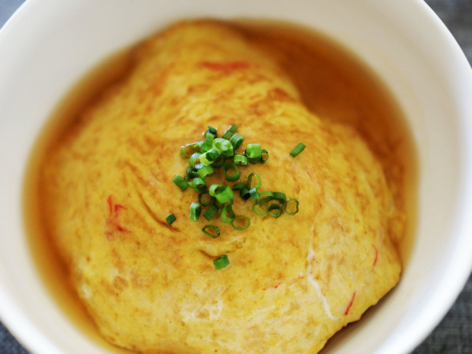 卵1個で作る山芋入りふんわり優しい天津飯