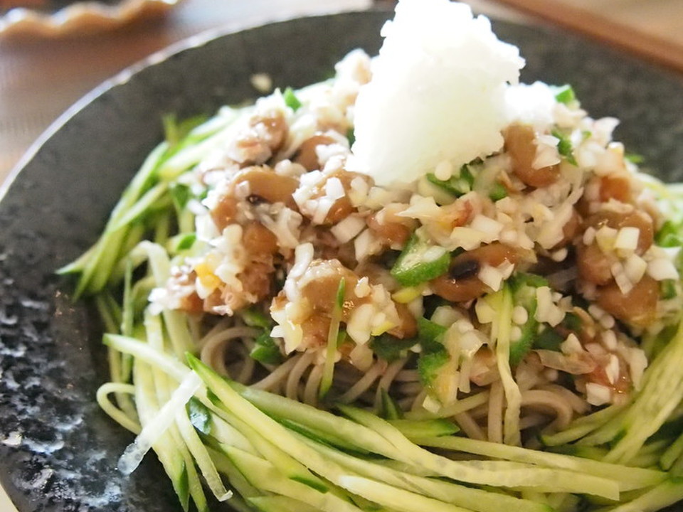 ねばウマ さっぱり納豆そば