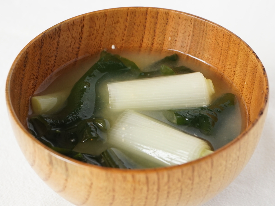 長ねぎが主役の味噌汁