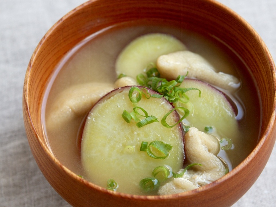 秋香る さつま芋のお味噌汁