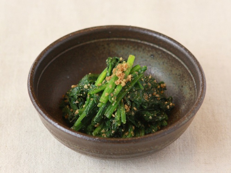 だし香る ほうれん草のごま和え