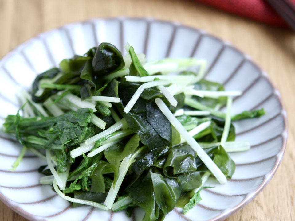 シャキシャキ 水菜のナムル