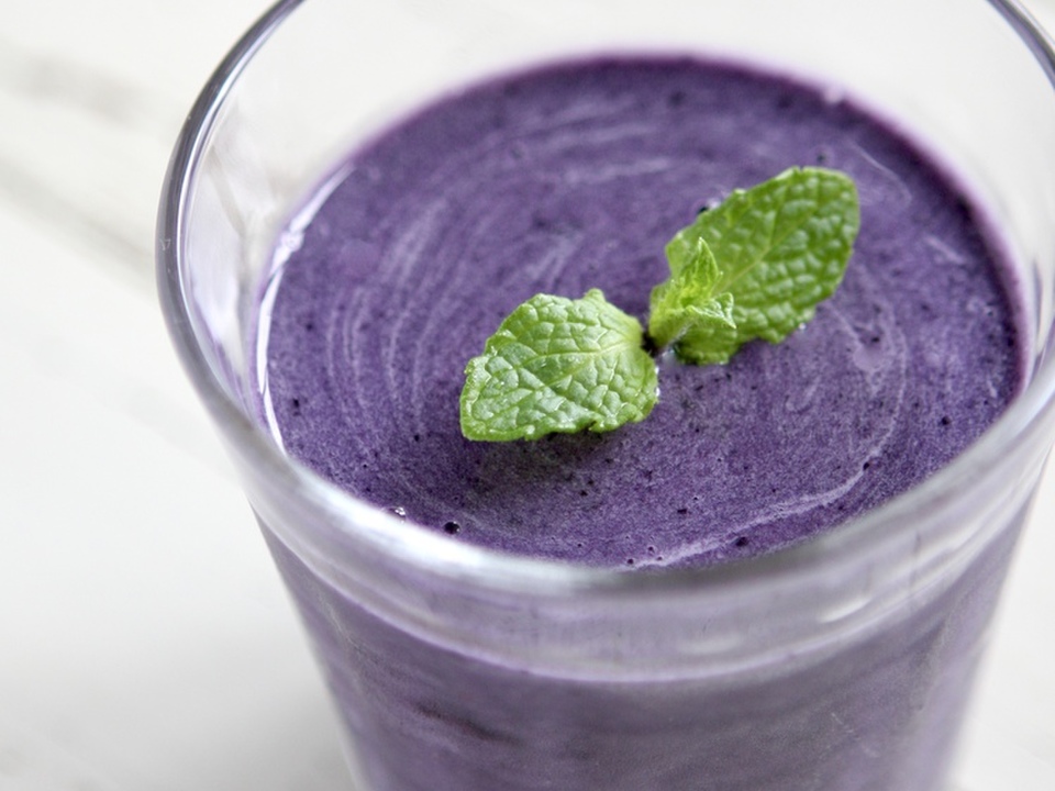 ブルーベリーバナナ スムージー