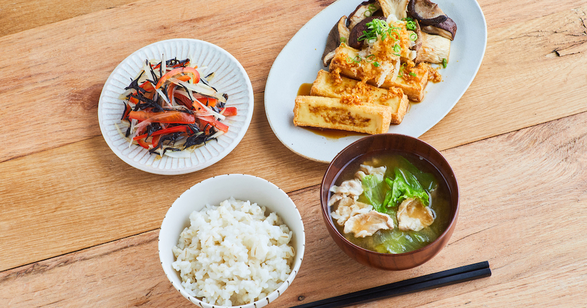 栄養バランスのとれた理想的な 献立 とは