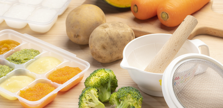 【離乳食の基礎知識③】離乳食の基本の調理と冷凍テク