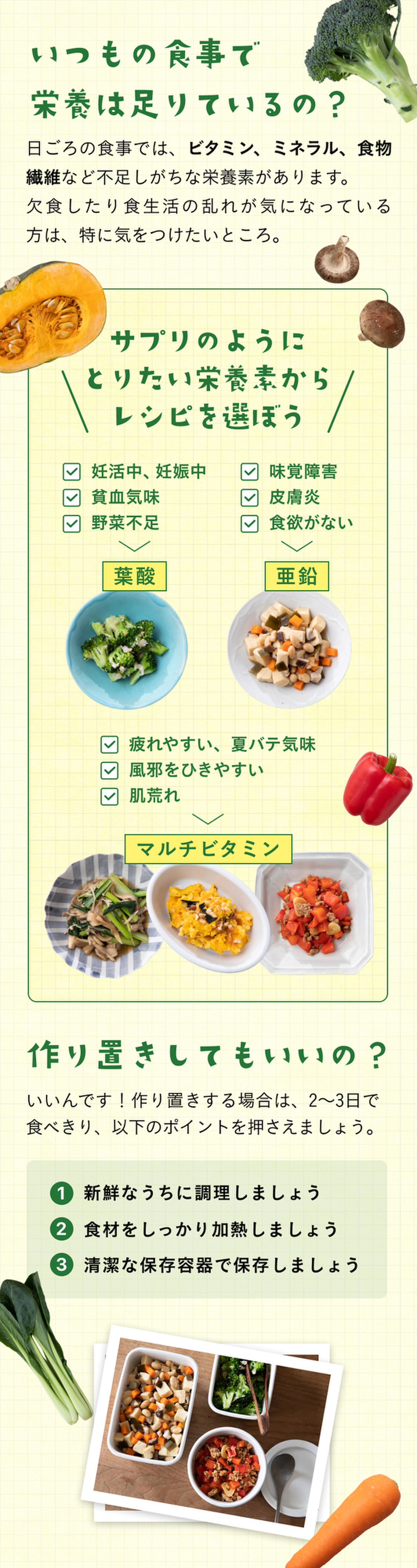 おいしい栄養!食べるサプリ