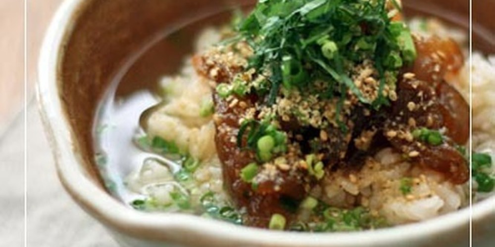 鯛茶漬け様　③青　おてて前 鯛茶漬けはゼータクである。 | マッキー牧元公式サイト