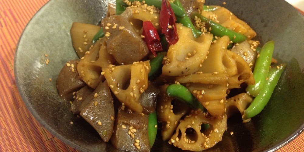 れんこん Delicious Snack] Super easy♪ Just do this to make your stir-fry